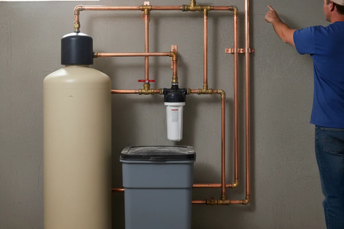 Whole-house water treatment system installed in White House